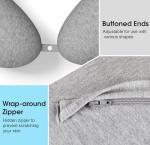 TranquilRelax Memory Foam C-Shaped Body Pillow