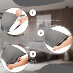 Ultra Soft Microfiber Body Pillow Cover - Charcoal Grey