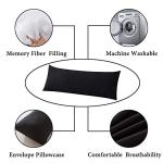 Queen Body Pillow with Pillowcase - Soft and Breathable