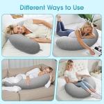 TranquilRelax Memory Foam C-Shaped Body Pillow