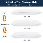 Memory Foam Body Pillow for Side Sleepers, 20x54 Inch
