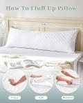 YZ HOME Long Body Pillow for Side Sleepers