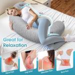 TranquilRelax Memory Foam C-Shaped Body Pillow