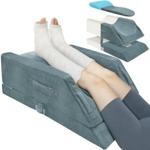 Adjustable Memory Foam Wedge Pillow for Legs