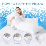 Cooling Cotton Full Body Pillow Insert for Adults
