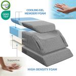 Cooling Adjustable Leg Wedge Pillow for Pain Relief
