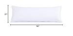 Ultra Soft Microfiber Body Pillow Cover, White