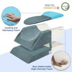 Adjustable Memory Foam Wedge Pillow for Legs