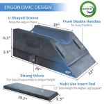 Adjustable Memory Foam Leg Elevation Pillow Set