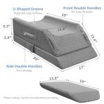 Cooling Adjustable Leg Wedge Pillow for Pain Relief