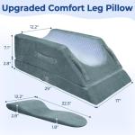 Adjustable Memory Foam Wedge Pillow for Legs