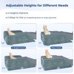 Adjustable Memory Foam Wedge Pillow for Legs