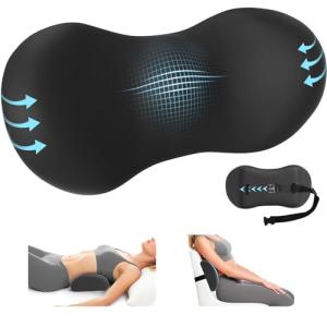 SweetSlubr Memory Foam Lumbar Support Pillow