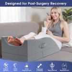 CushZone Adjustable Memory Foam Leg Elevation Pillow