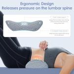 Kasney Lumbar Support Pillow for Back Pain Relief