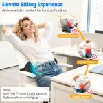 SweetSlubr Memory Foam Lumbar Support Pillow