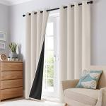 Blackout Curtains for Bedroom, 52 x 84 Inch, 2 Panels