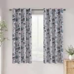 H.VERSAILTEX Vintage Floral Blackout Curtains Pair