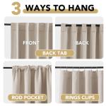 H.VERSAILTEX Thermal Blackout Curtains - 2 Panels