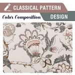 H.VERSAILTEX Floral Print Blackout Curtains Set