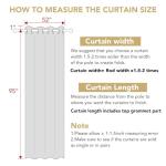 H.VERSAILTEX Room Darkening Blackout Curtains – 2 Panels