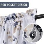 H.VERSAILTEX 63-Inch Floral Room Darkening Curtains