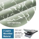 H.VERSAILTEX Sage Blackout Curtains with Twig Print