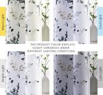 Vintage Floral Blackout Curtains, 84 Inch Panels