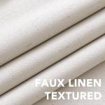 H.VERSAILTEX 100% Blackout Curtains, 84 Inches, Ivory