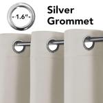 H.VERSAILTEX Room Darkening Blackout Curtains – 2 Panels