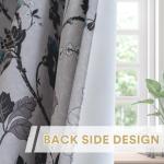 H.VERSAILTEX Vintage Floral Blackout Curtains Pair