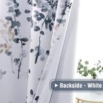 H.VERSAILTEX 63-Inch Floral Room Darkening Curtains