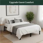 Full Size Metal Bed Frame with Storage Space