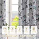 H.VERSAILTEX Vintage Floral Blackout Curtains Pair