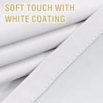 H.VERSAILTEX 100% Blackout Curtains Set of 2 White