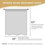 Blackout Tie Up Kitchen Curtains - Grey Teal Pattern