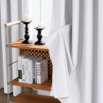 H.VERSAILTEX 100% Blackout Curtains Set of 2 White