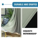 Light Sage 100% Blackout Curtains – 2 Panels Set