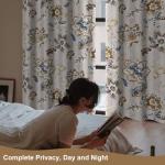 Floral Blackout Curtains - 84 Inch, 2 Panels