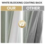 H.VERSAILTEX Heathered Sage Blackout Curtains - 2 Panels