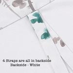 H.VERSAILTEX Floral Blackout Tie-Up Curtain Panel