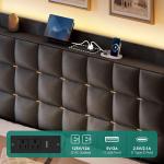 YITAHOME King Size Velvet Bed Frame with Storage