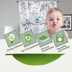 H.VERSAILTEX Floral Blackout Tie-Up Curtain Panel