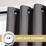 H.VERSAILTEX 100% Blackout Curtains, 84 Inches, Grey