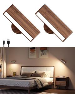 Battery-Powered Wall Sconces Set of 2