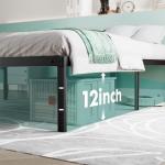 Sweetcrispy Full Metal Bed Frame with Underbed Storage