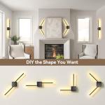 Battery-Powered Dimmable Wall Sconces with Remote