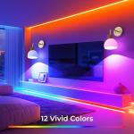 Glass Battery Wall Sconces with Remote – Set of 2