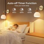 Glass Battery Wall Sconces with Remote – Set of 2