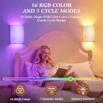 Wireless Rechargeable Wall Sconce Set with Remote